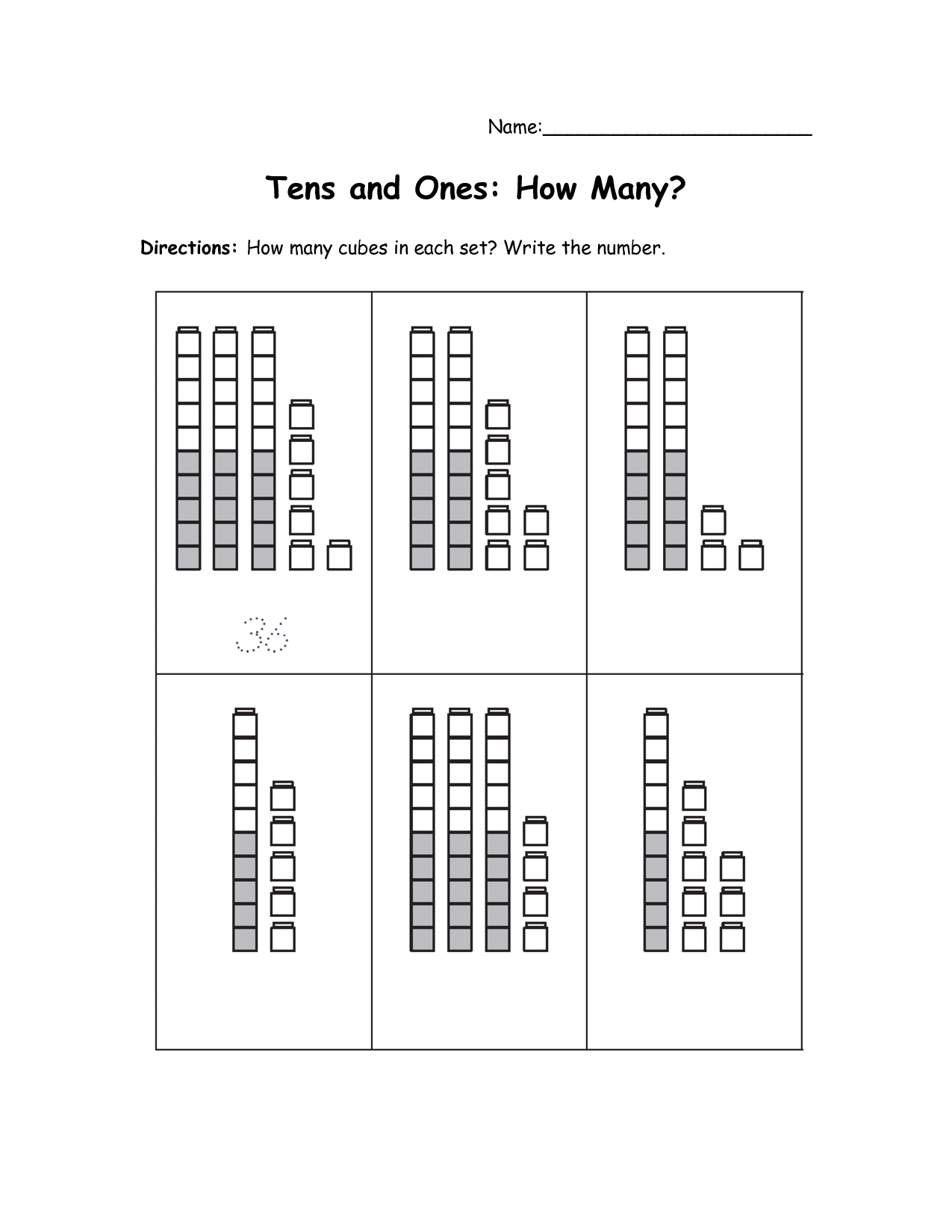 13 Best Images of Tens And Ones Math Worksheets - Tens and Ones