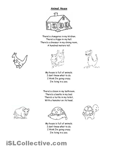 Animal Homes Printable Worksheets