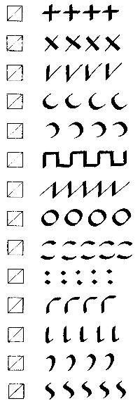 Calligraphy Strokes Practice Sheet