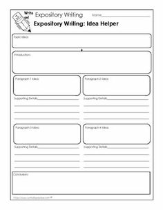 expository-writing-graphic-organizer-for-grade_734352 Rudimentary Factors For Essay Writing - Where To Go