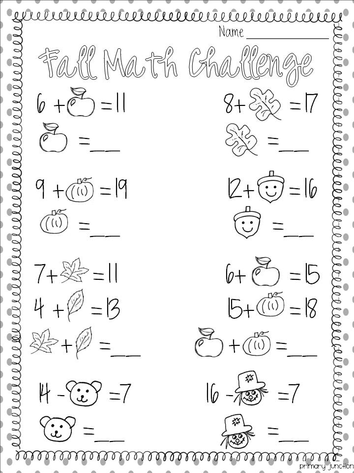 13 Best Images of First Grade Printable Worksheets For Thanksgiving