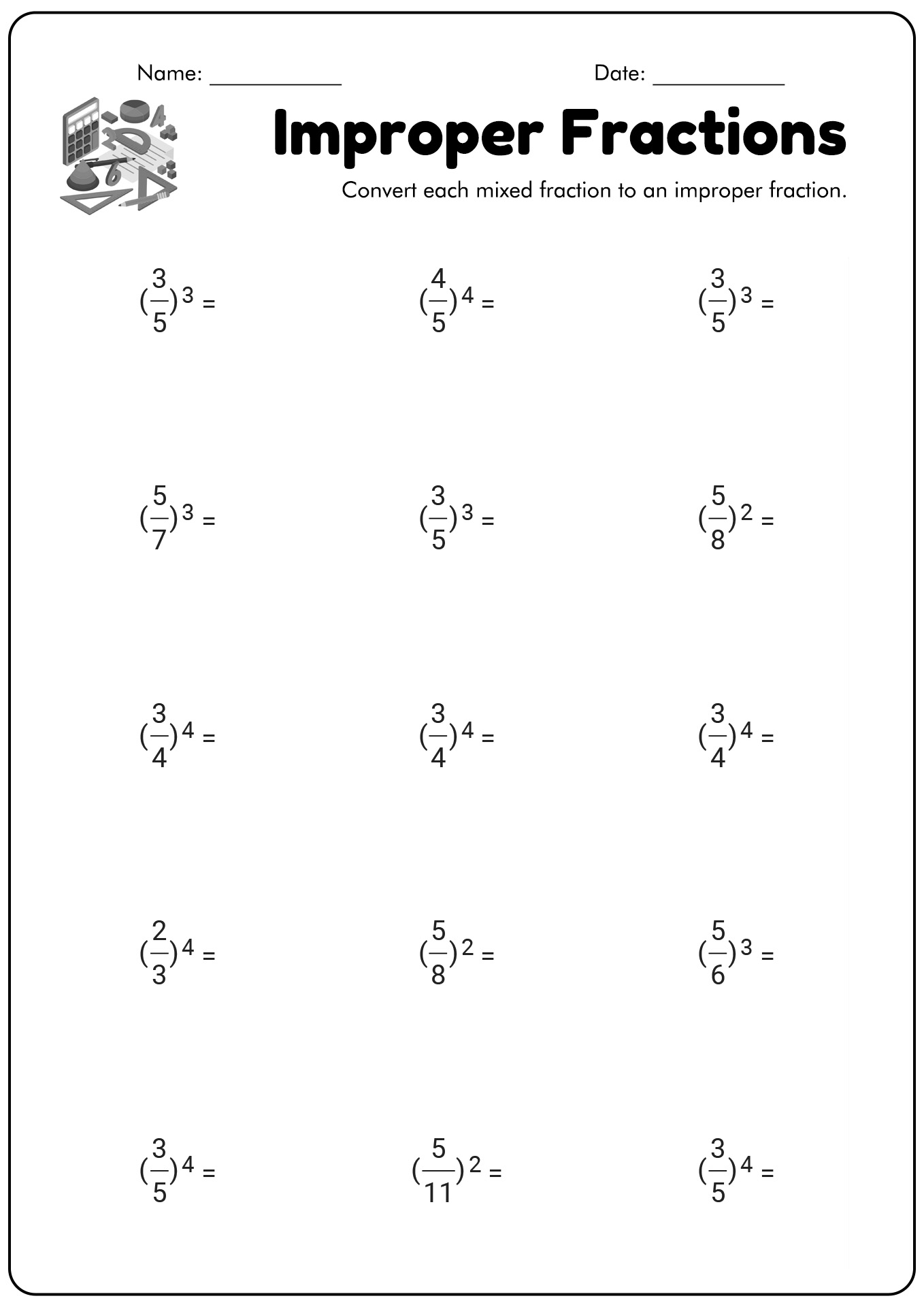 16 Best Images of Simplifying Fractions Worksheets Grade 6 - 6th Grade