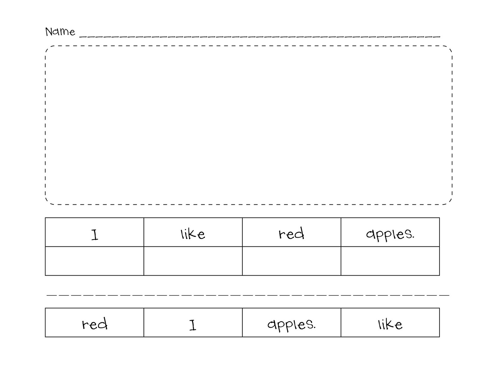 16 Best Images Of Kindergarten Writing Sentences Worksheet Sentence Worksheets Asking And