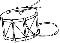 Free Printable Drum Coloring Pages
