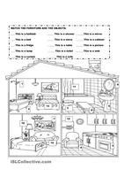 Worksheet Label the Rooms of House