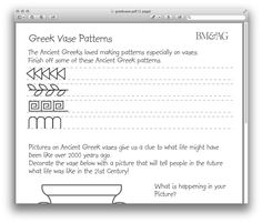 Greek Vase Patterns Worksheet