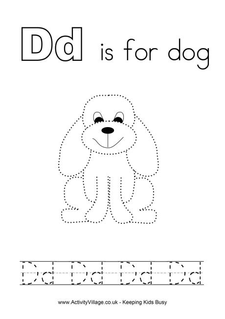 Letter Tracing Worksheets for 3 Year Olds