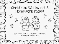 Christmas Speech Worksheets