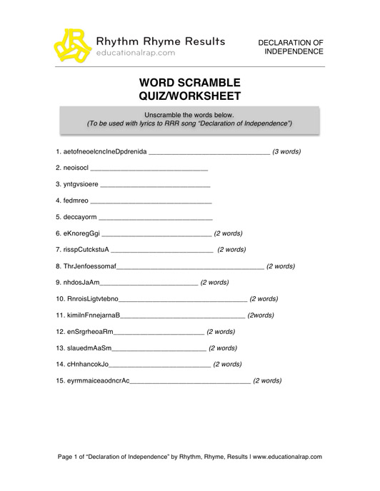14 Best Images Of Preamble Worksheets Middle School Preamble Constitution Worksheet Printable