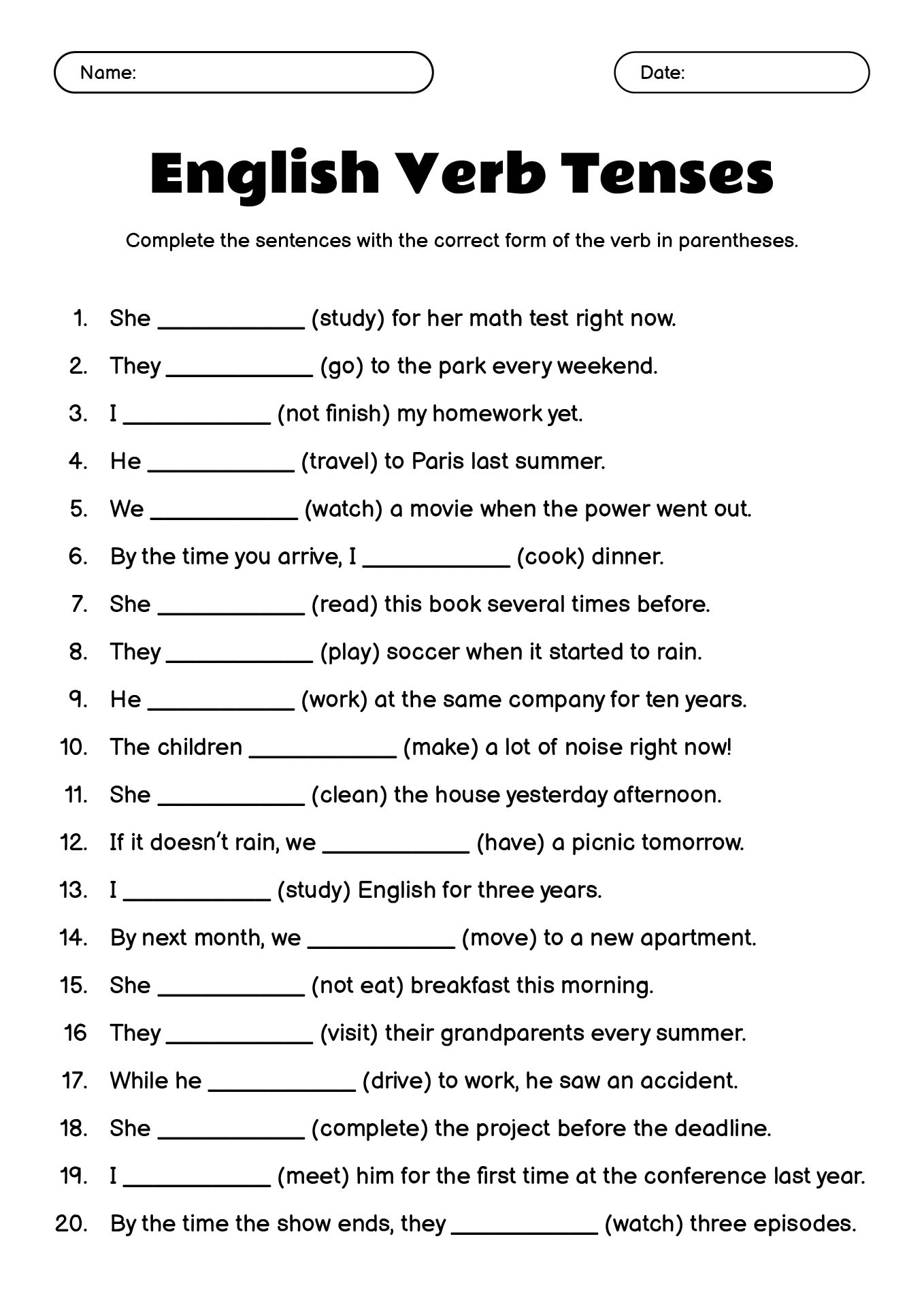 16 Best Images Of English Present Simple Tense Worksheet Past Tense Verb Worksheet Simple