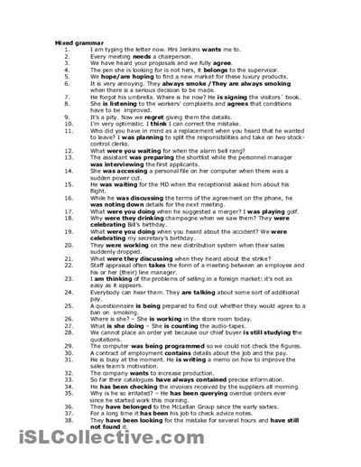 High School English Grammar Worksheets Printable