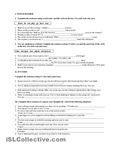 High School Grammar Worksheets Printables