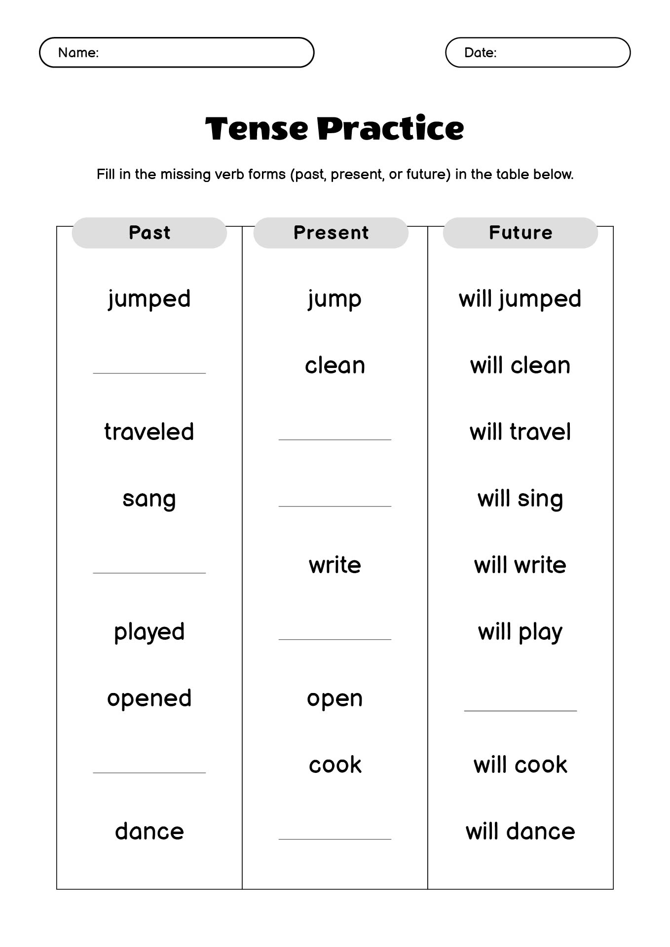 present-past-tenses-interactive-worksheet