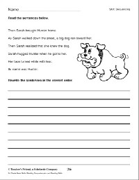 3rd Grade Reading Worksheets Sequencing
