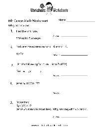 8th Grade Math Worksheets Printable