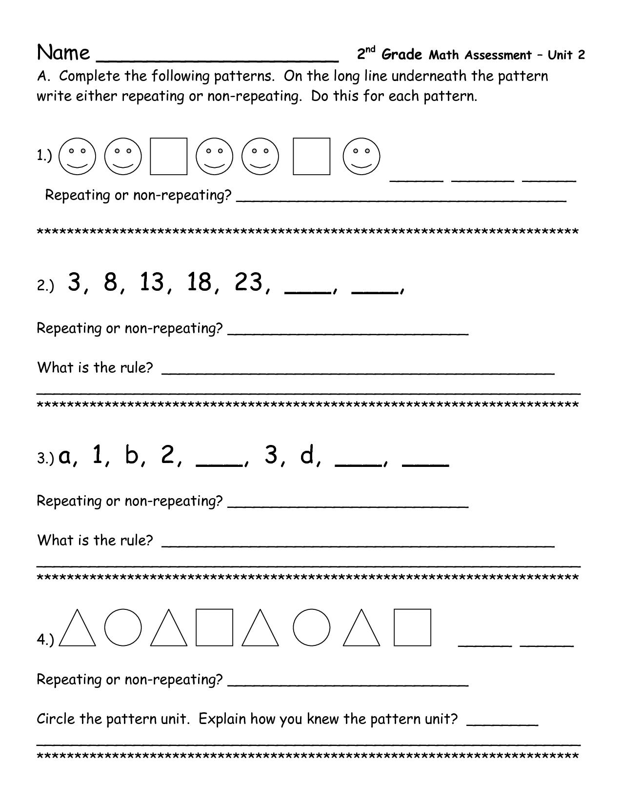 patterns-for-2nd-grade-worksheet