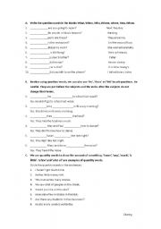 4 Grade Grammar Worksheet