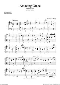 Amazing Grace Piano Sheet Music