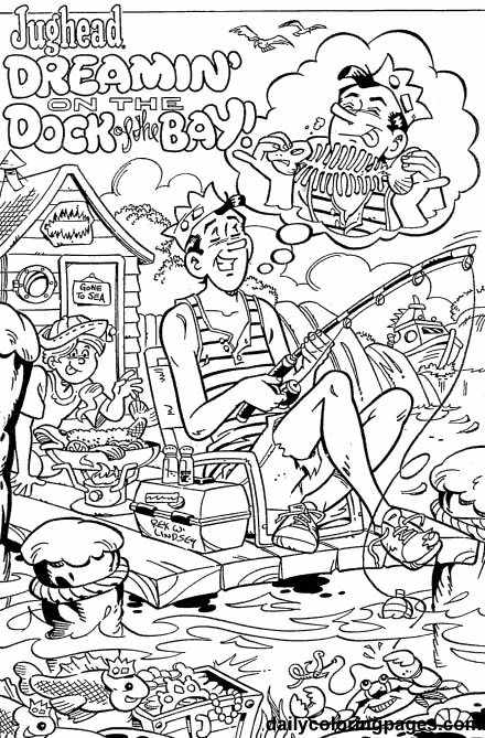 Archie Comic Book Coloring Pages Printable