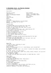 carol christmas script mickey esl worksheets printable worksheeto via teasers brain worksheet
