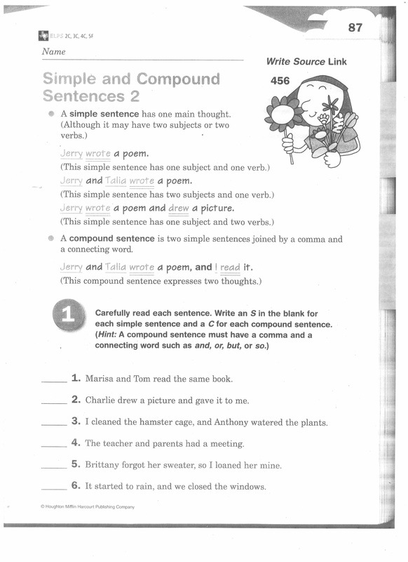 18 Best Images Of Compound Sentences Worksheet 3rd Grade Compound Words Worksheets Sentences