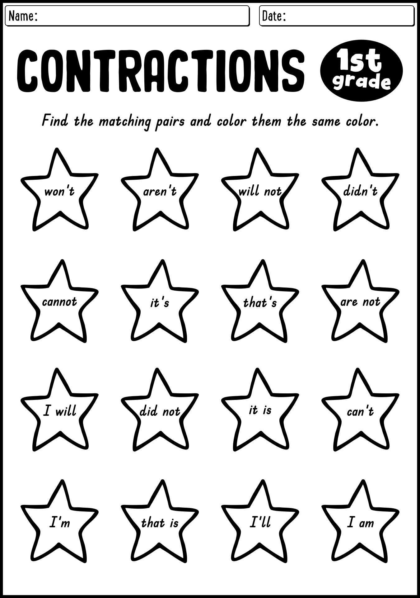 17-best-images-of-for-first-grade-contraction-worksheets-contraction