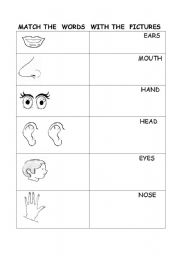 Preschool Worksheets Five Senses