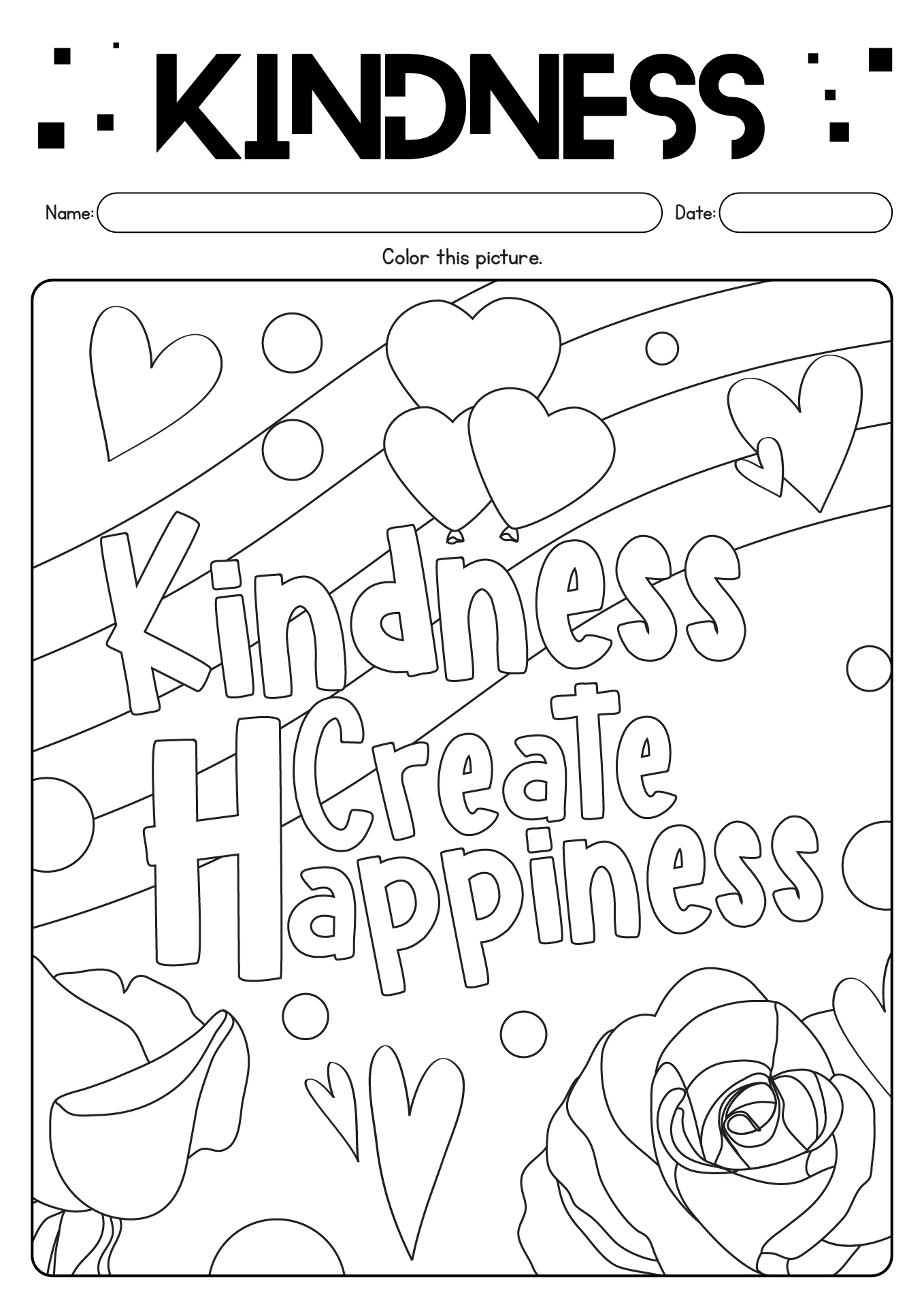 16 Best Images Of Being A Friend Worksheet Printable Kindness