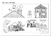 Three Little Pigs Sequencing Printable