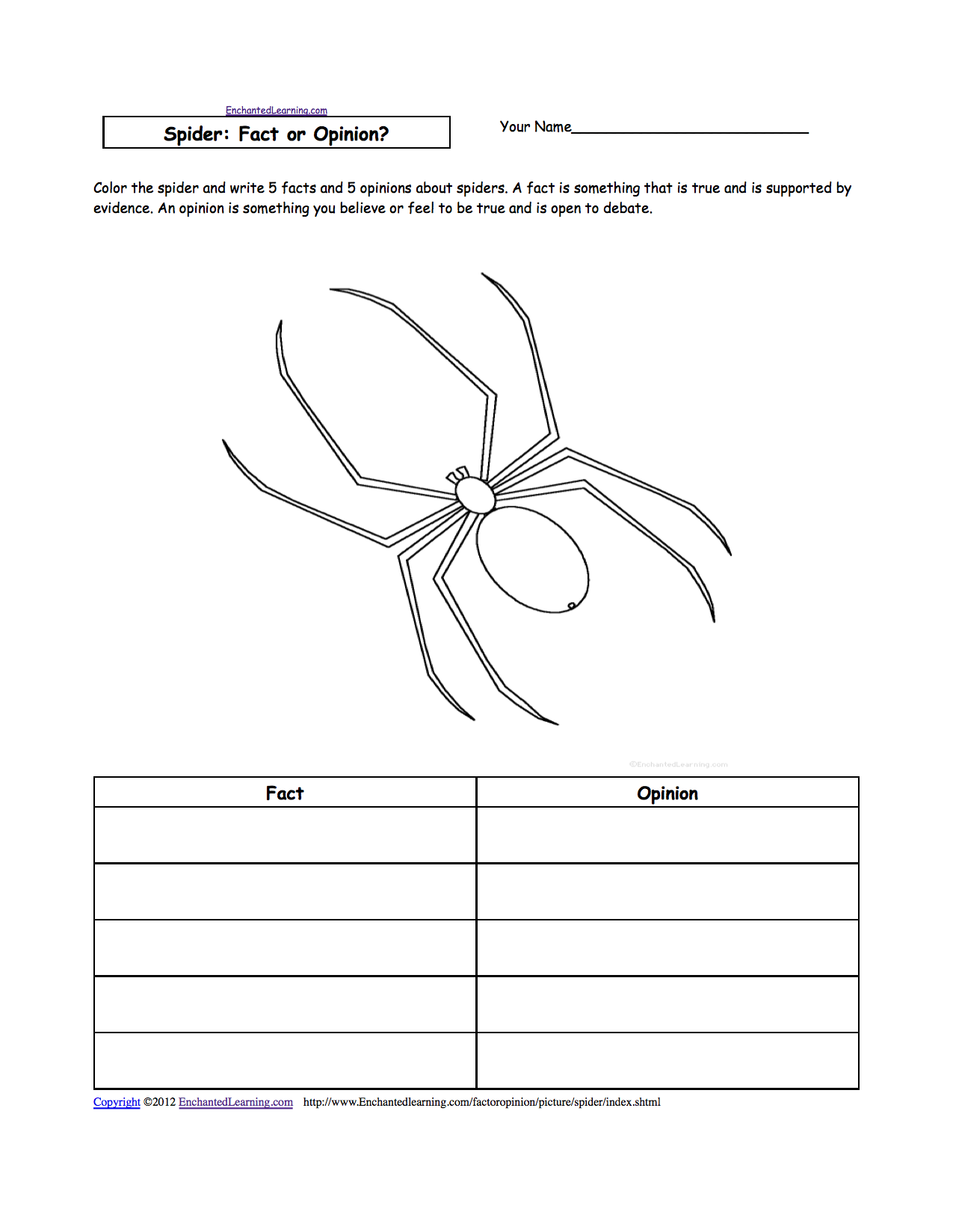 9 Best Images of Parts Of A Spider Worksheet - Spider Body Parts