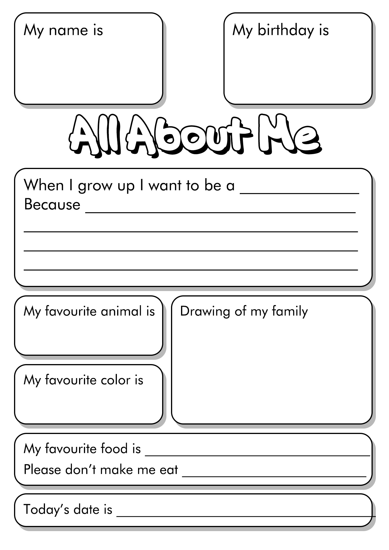 Free Printable Worksheets For Teens