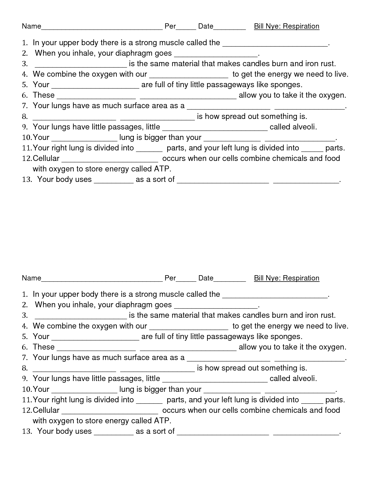 Bill Nye Waves Answer Key