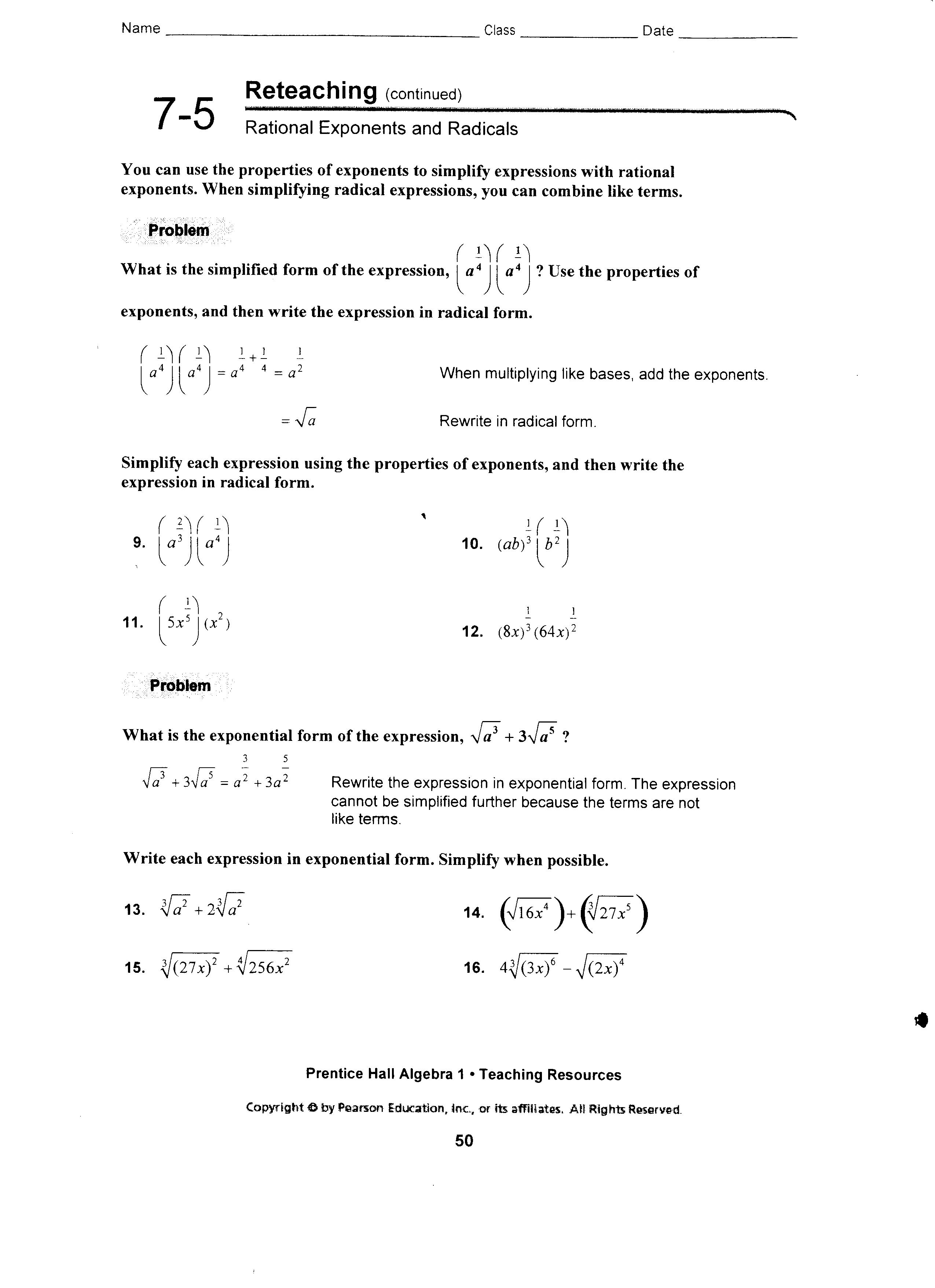 Growth And Decay Worksheet