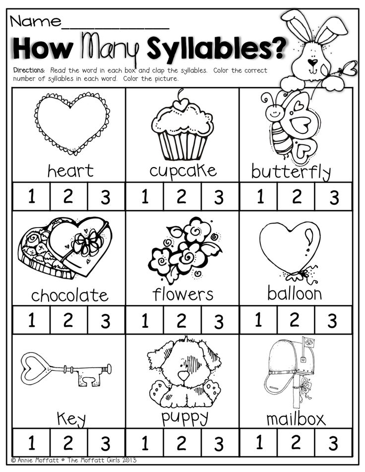 17 Best Images of Worksheets Syllable Segmentation - CVC Christmas