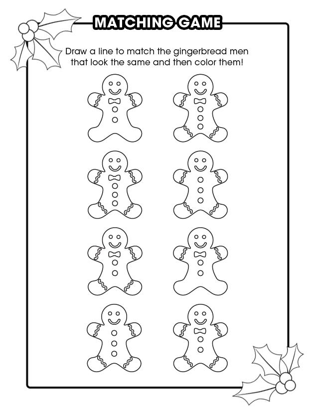 Free Printable Gingerbread Man Activities For Kindergarten