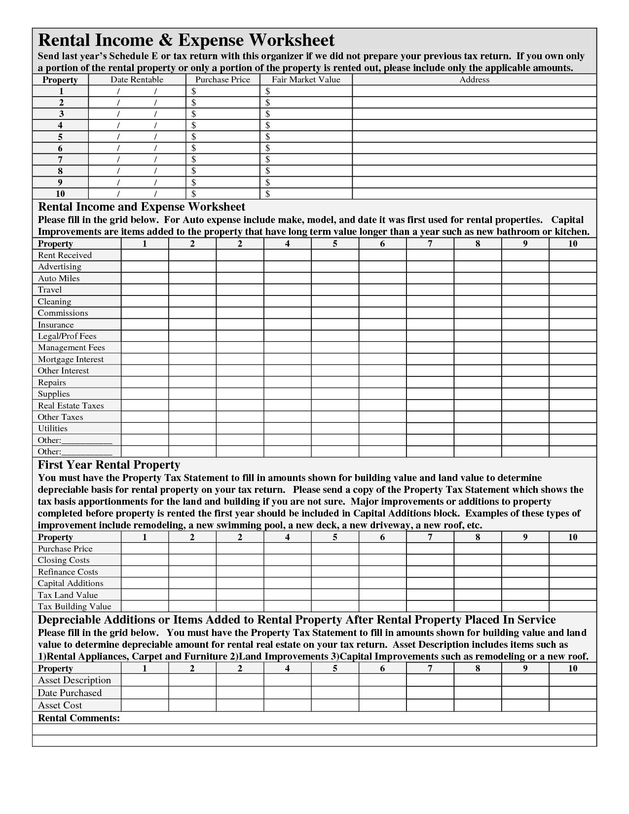 18 Best Images of Farm Expense Worksheet - 2012 IRS Tax Form 1040