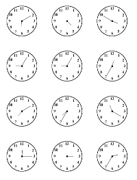 Clock Time Practice Worksheet