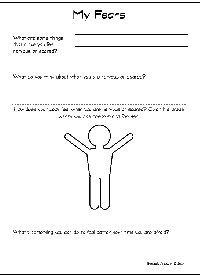 Fear and Anxiety Worksheets for Children