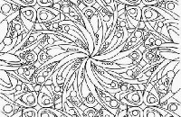 Hard Abstract Coloring Pages