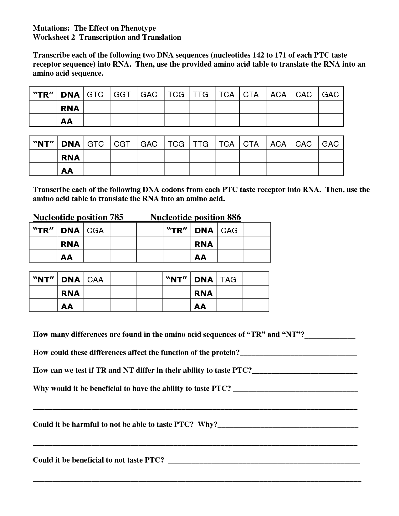 14 Best Images of DNA To RNA Transcription Worksheet DNA Transcription Translation Worksheet 14 Best Images of DNA To RNA Transcription Worksheet DNA Transcription Translation Worksheet