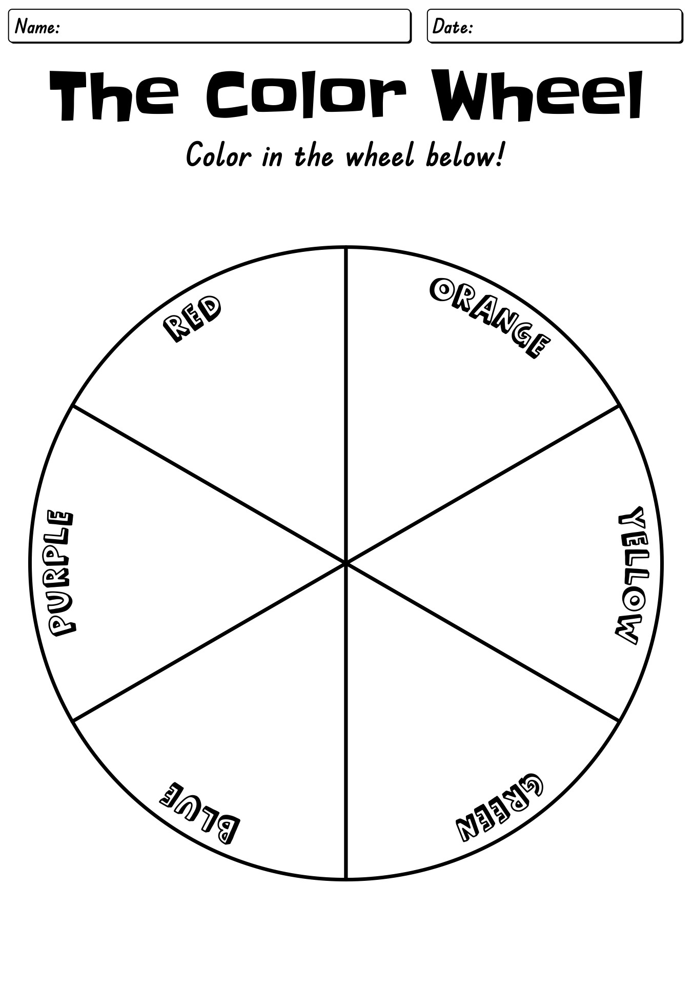 Download 198+ How To Use A Color Wheel Coloring Pages PNG PDF File