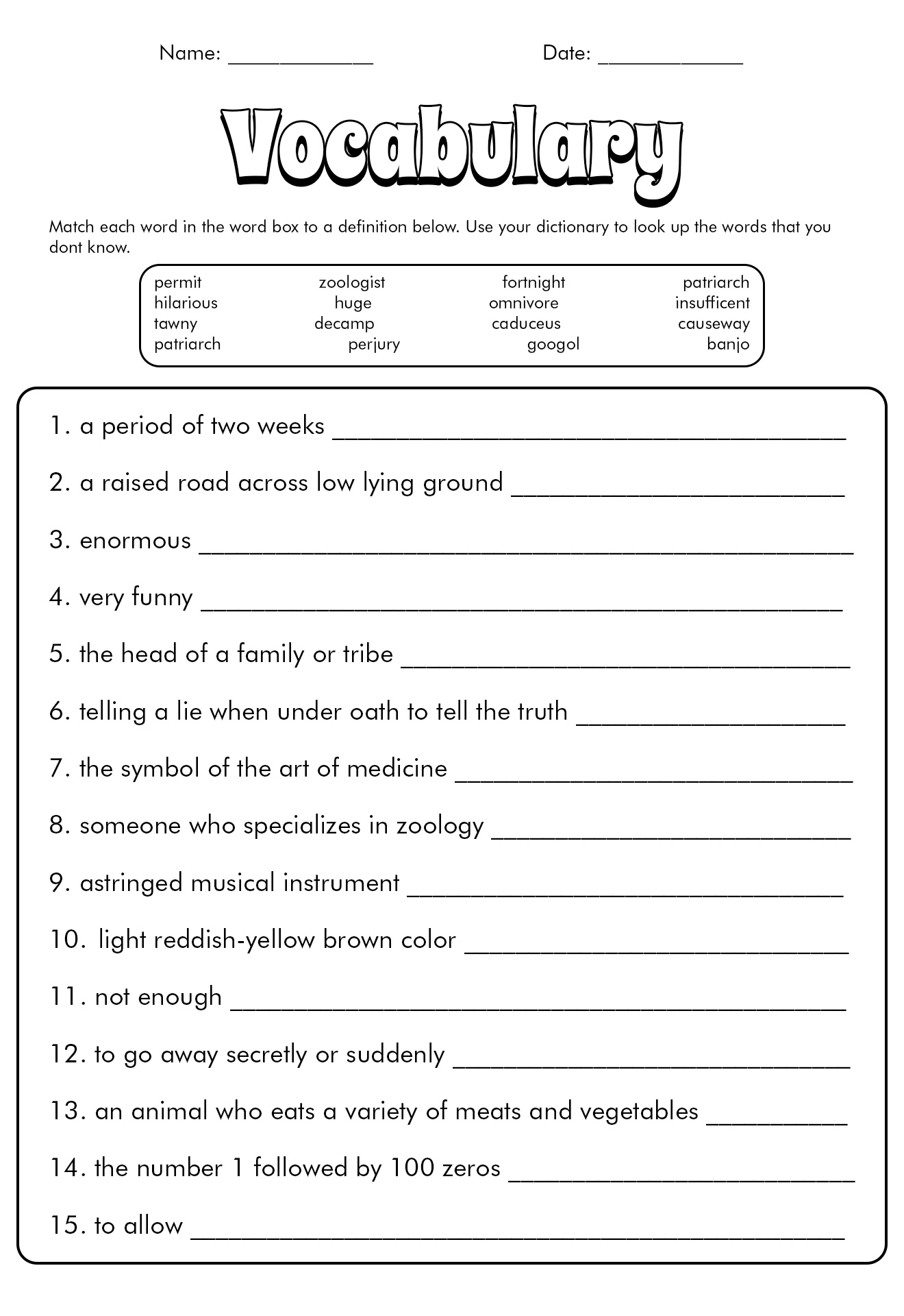 make-matching-worksheets-matching-worksheet-templates-with-regard-to-vocabulary-words