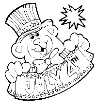 4th of July Coloring Pages for Kids Printable