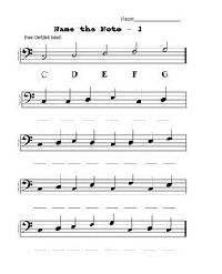 Music Notes Worksheets for Kids