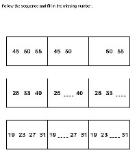 Number Sequence Worksheets Kindergarten
