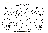 Skip Counting by 5S Worksheets