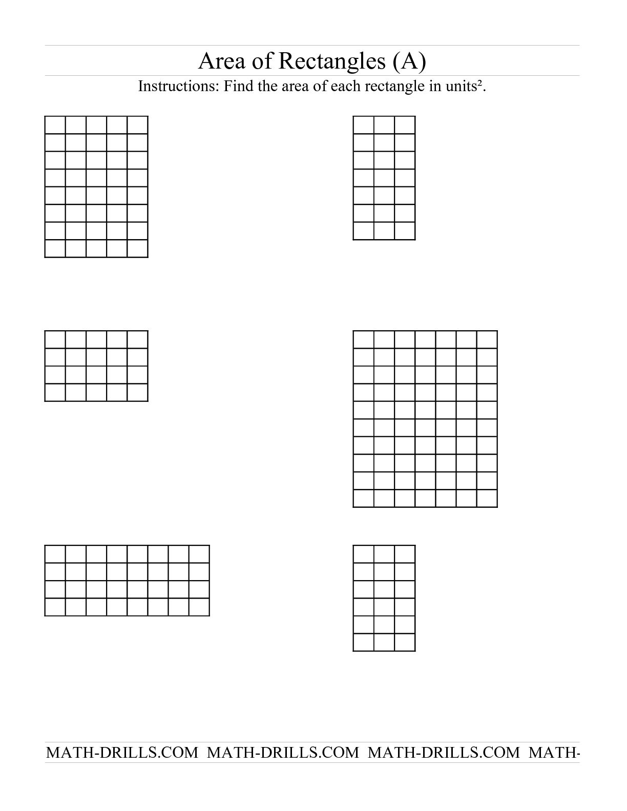 6 Best Images of Area Of A Rectangle Worksheet - Rectangle Area and