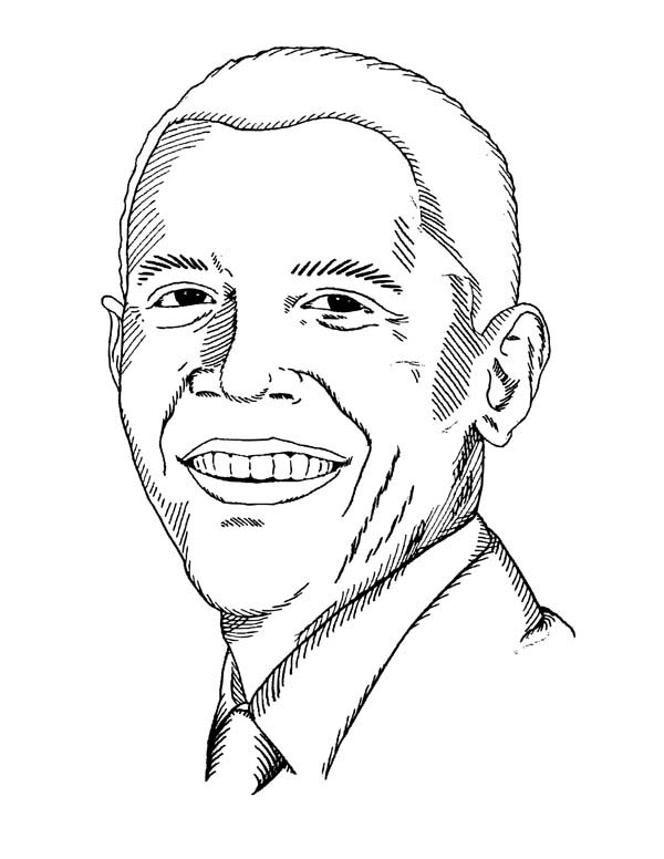 obama coloring pages for kindergarten - photo #29