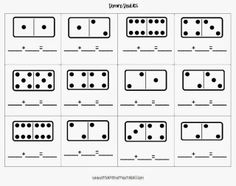 Domino Doubles Worksheet Printable