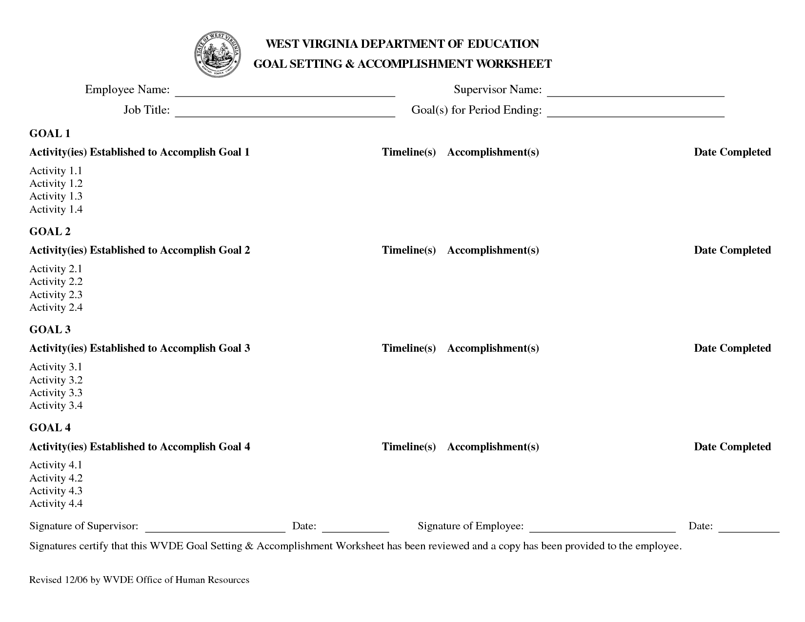 17 Best Images of School Goals Worksheet - Middle School Student Goal
